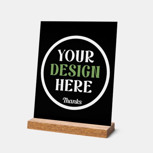 custom, unique, sleek & minimalist acryl bord (Hoek)