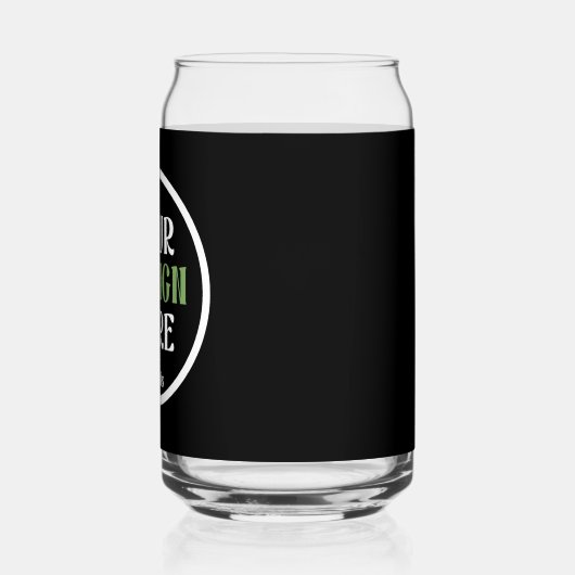 custom, unique, sleek & minimalist blikvorm glas (Links)