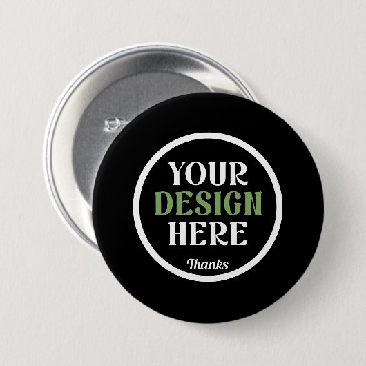 custom, unique, sleek & minimalist Button (Voorkant /achterkant)