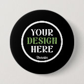 custom, unique, sleek & minimalist Button (Voorkant)