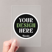 custom, unique, sleek & minimalist hershey®'s kiss acryl uitnodigingen (Insitu (Draagbaar))