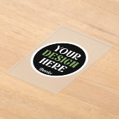 custom, unique, sleek & minimalist hershey®'s kiss acryl uitnodigingen (Laagn)