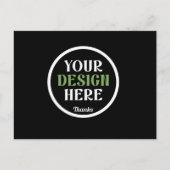 custom, unique, sleek & minimalist hershey®'s kiss briefkaart (Voorkant)