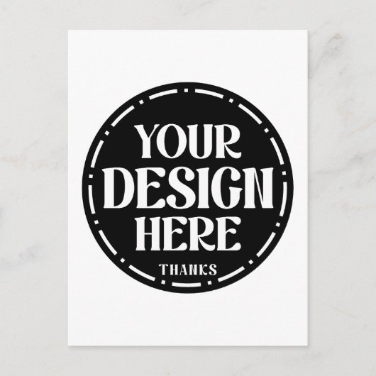 custom, unique, sleek & minimalist hershey®'s kiss briefkaart (Voorkant)