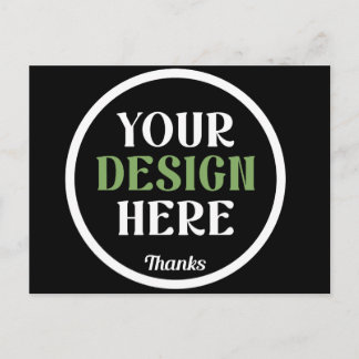 custom, unique, sleek & minimalist hershey®'s kiss briefkaart