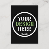 custom, unique, sleek & minimalist hershey®'s kiss contactkaartje (Voorkant)