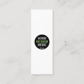 custom, unique, sleek & minimalist hershey®'s kiss contactkaartje (Voorkant)