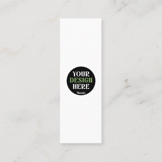 custom, unique, sleek & minimalist hershey®'s kiss contactkaartje (Voorkant)