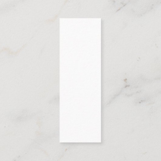 custom, unique, sleek & minimalist hershey®'s kiss contactkaartje (Achterkant)