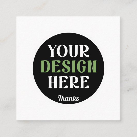 custom, unique, sleek & minimalist hershey®'s kiss contactkaartje (Voorkant)