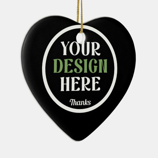 custom, unique, sleek & minimalist hershey®'s kiss keramisch ornament (Rechts)