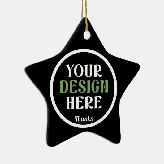 custom, unique, sleek & minimalist hershey®'s kiss keramisch ornament (Rechts)