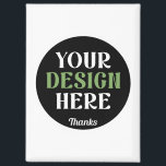 custom, unique, sleek & minimalist hershey®'s kiss magneet<br><div class="desc">This design is accessible to all. Feel free to customize the logo,  images,  text,  and colors according to your preferences. Thank you very much.</div>