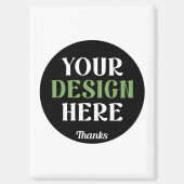 custom, unique, sleek & minimalist hershey®'s kiss magneet (Voorkant)