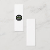 custom, unique, sleek & minimalist hershey®'s kiss mini visitekaartje (Voorkant / Achterkant)