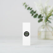 custom, unique, sleek & minimalist hershey®'s kiss mini visitekaartje (Staand voorkant)