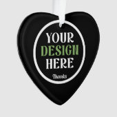 custom, unique, sleek & minimalist hershey®'s kiss ornament (voorkant)