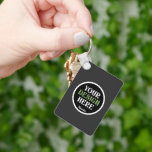 custom, unique, sleek & minimalist hershey®'s kiss sleutelhanger<br><div class="desc">This design is accessible to all. Feel free to customize the logo,  images,  text,  and colors according to your preferences. Thank you very much.</div>