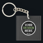 custom, unique, sleek & minimalist hershey®'s kiss sleutelhanger<br><div class="desc">This design is accessible to all. Feel free to customize the logo,  images,  text,  and colors according to your preferences. Thank you very much.</div>