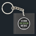 custom, unique, sleek & minimalist hershey®'s kiss sleutelhanger<br><div class="desc">This design is accessible to all. Feel free to customize the logo,  images,  text,  and colors according to your preferences. Thank you very much.</div>