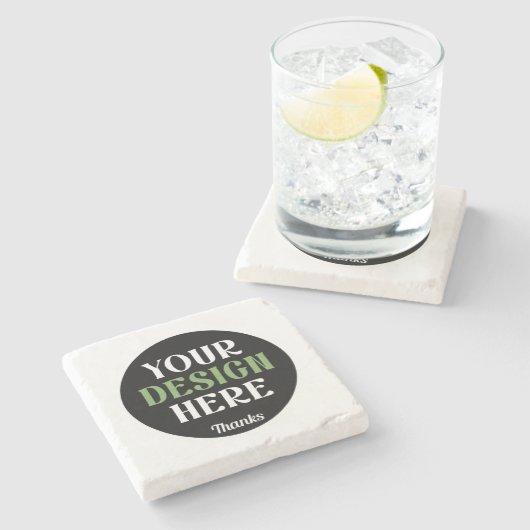 custom, unique, sleek & minimalist hershey®'s kiss stenen onderzetter (Zijkant)