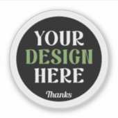 custom, unique, sleek & minimalist hershey®'s kiss sticker (Voorkant)