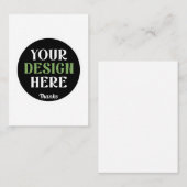 custom, unique, sleek & minimalist hershey®'s kiss visitekaartje (Voorkant / Achterkant)