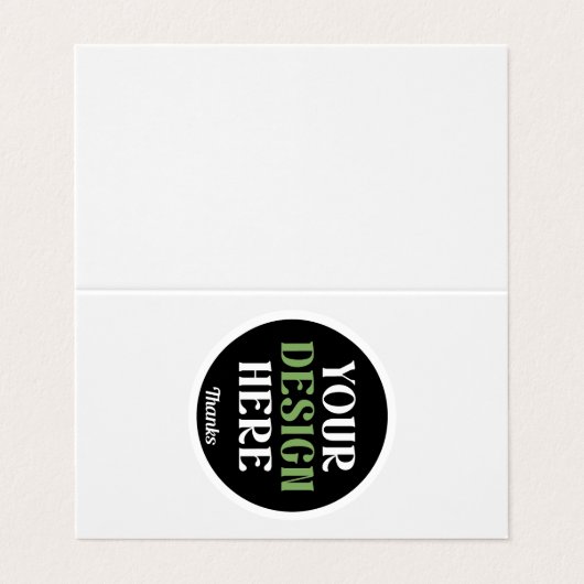 custom, unique, sleek & minimalist hershey®'s kiss visitekaartje (Buitenkant ongevouwen)