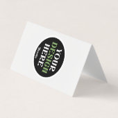 custom, unique, sleek & minimalist hershey®'s kiss visitekaartje (Voorkant)