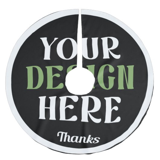 custom, unique, sleek & minimalist kerstboom rok (Voorkant)