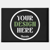 custom, unique, sleek & minimalist magneet (Voorkant)