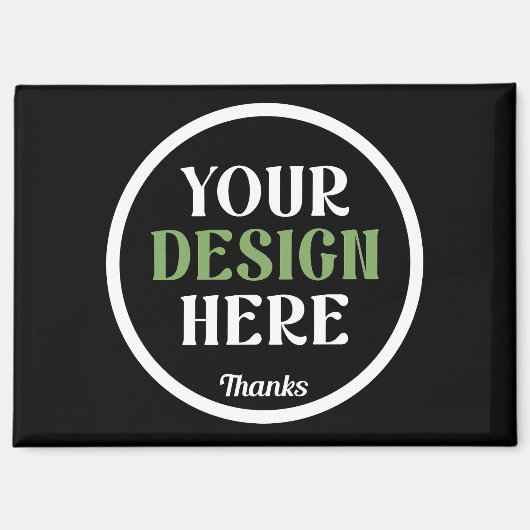 custom, unique, sleek & minimalist magneet (Voorkant)