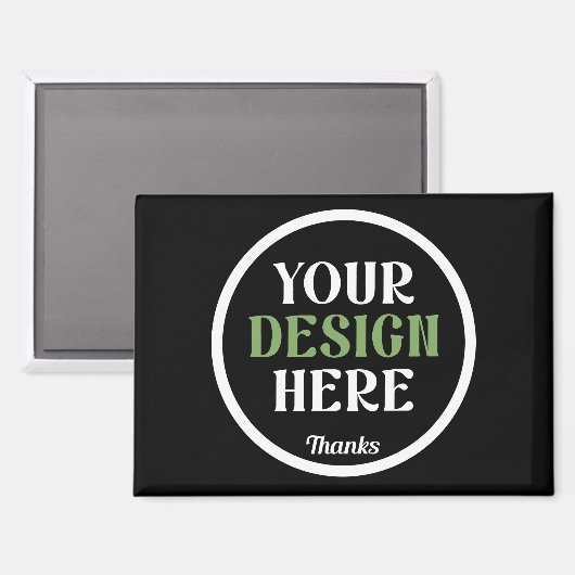 custom, unique, sleek & minimalist magneet (Voorkant / Achterkant)