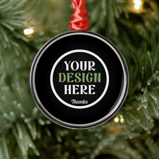 custom, unique, sleek & minimalist metalen ornament (Boom)