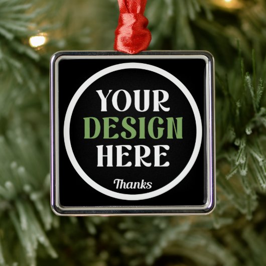 custom, unique, sleek & minimalist metalen ornament (Boom)