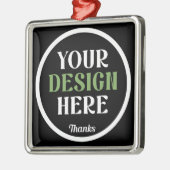 custom, unique, sleek & minimalist metalen ornament (Links)