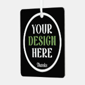 custom, unique, sleek & minimalist metalen ornament (Voorkant links)