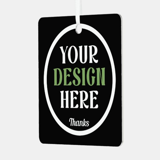 custom, unique, sleek & minimalist metalen ornament (Voorkant links)