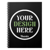 custom, unique, sleek & minimalist notitieboek (Voorkant)