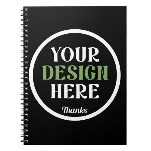 custom, unique, sleek & minimalist notitieboek (Voorkant)