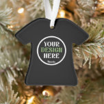 custom, unique, sleek & minimalist ornament<br><div class="desc">This design is accessible to all. Feel free to customize the logo,  images,  text,  and colors according to your preferences. Thank you very much.</div>