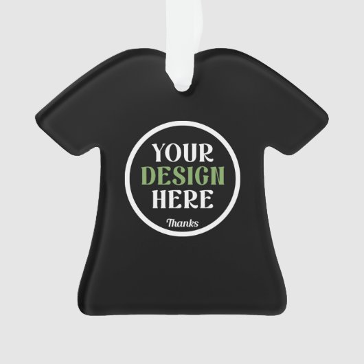 custom, unique, sleek & minimalist ornament (voorkant)