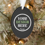 custom, unique, sleek & minimalist ornament<br><div class="desc">This design is accessible to all. Feel free to customize the logo,  images,  text,  and colors according to your preferences. Thank you very much.</div>