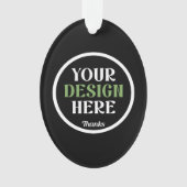 custom, unique, sleek & minimalist ornament (voorkant)