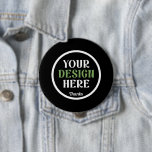 custom, unique, sleek & minimalist ronde button 4,0 cm<br><div class="desc">This design is accessible to all. Feel free to customize the logo,  images,  text,  and colors according to your preferences. Thank you very much.</div>