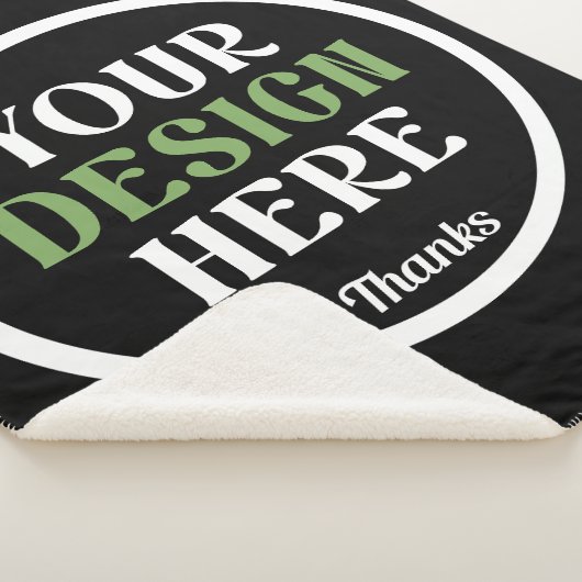 custom, unique, sleek & minimalist sherpa deken (3/4)