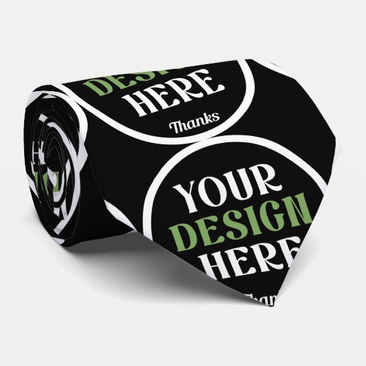 custom, unique, sleek & minimalist stropdas (Opgerold)