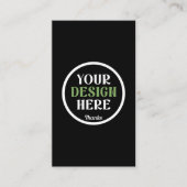 custom, unique, sleek & minimalist visitekaartje (Voorkant)