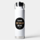 custom, unique, sleek & minimalist waterfles (Voorkant)