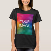 Custom Upload foto Vrouwen Moderne Sjabloon T-shirt (Voorkant)